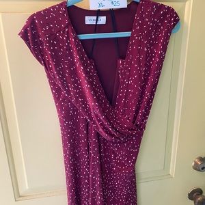 Gilli brand Maroon speckled dress size XL